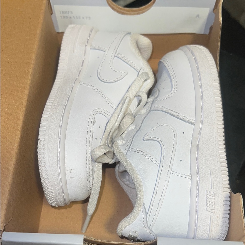 Nike Kids All-White Sneakers